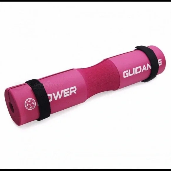 Power Guidance Pink Olympic Barbell Squat Weightlifting Protective Foam Pad - Picture 2 of 4